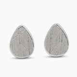 Meteorite Silver Studs Earrings