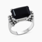 925 Sterling Silver Black Onyx Rings