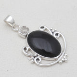 925 Sterling Silver Black Onyx Pendants