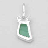Chrysoprase Silver Pendants
