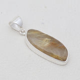 925 Sterling Silver Rutilated Quartz Pendants
