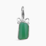 Chrysoprase Silver Pendants