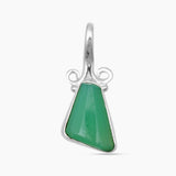 Chrysoprase Silver Pendants