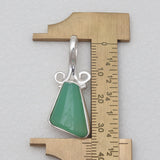 Chrysoprase Silver Pendants