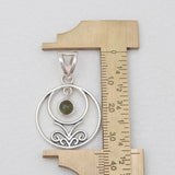 Tourmaline Silver Pendants