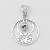 Tourmaline Silver Pendants