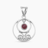Tourmaline Silver Pendants