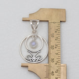 Tourmaline Silver Pendants