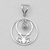 Tourmaline Silver Pendants