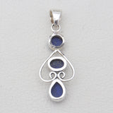 925 Sterling silver Charoite Pendants