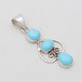 925 Sterling silver Charoite Pendants