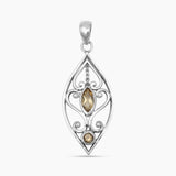 Garnet Silver Pendants