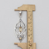 Garnet Silver Pendants