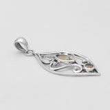 Garnet Silver Pendants