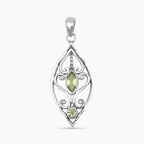 Garnet Silver Pendants