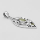 Garnet Silver Pendants