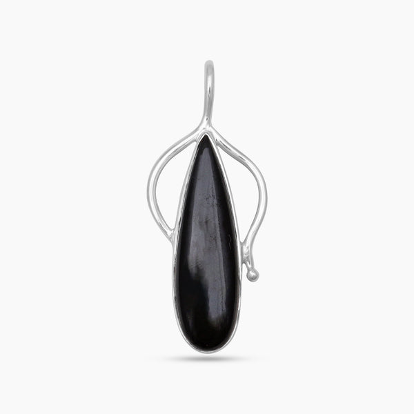 Black Onyx Silver Pendants