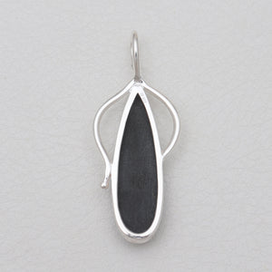 Black Onyx Silver Pendants