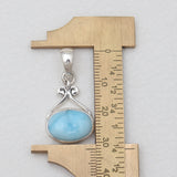 Larimar Silver Pendants