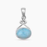 Larimar Silver Pendants