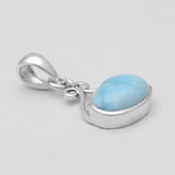 Larimar Silver Pendants