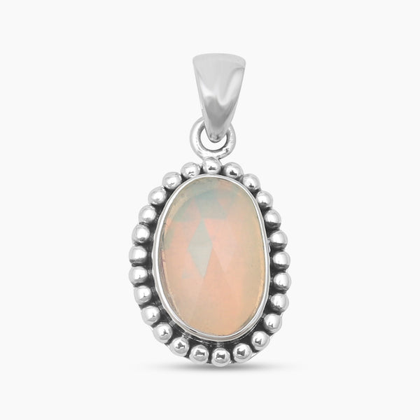 925 Sterling Silver Ethiopian Opal Pendants