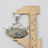 Rainforest Jasper Silver Pendants