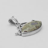 Rainforest Jasper Silver Pendants