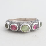 Tourmaline Silver Ring