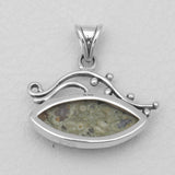 Rainforest Jasper Silver Pendants