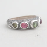 Tourmaline Silver Ring