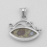 Rainforest Jasper Silver Pendants