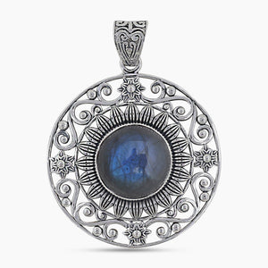 Lapis Lazuli Silver Pendants