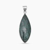 925 Sterling Silver Moss Agate Pendants