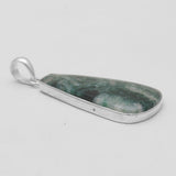 925 Sterling Silver Moss Agate Pendants