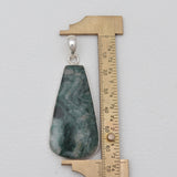 925 Sterling Silver Moss Agate Pendants