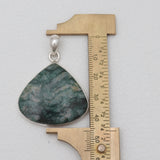 Moss Agate Silver Pendants