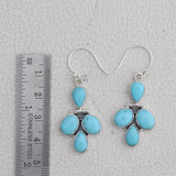 Mexican Turquoise Silver Earrings