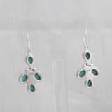 Mexican Turquoise Silver Earrings