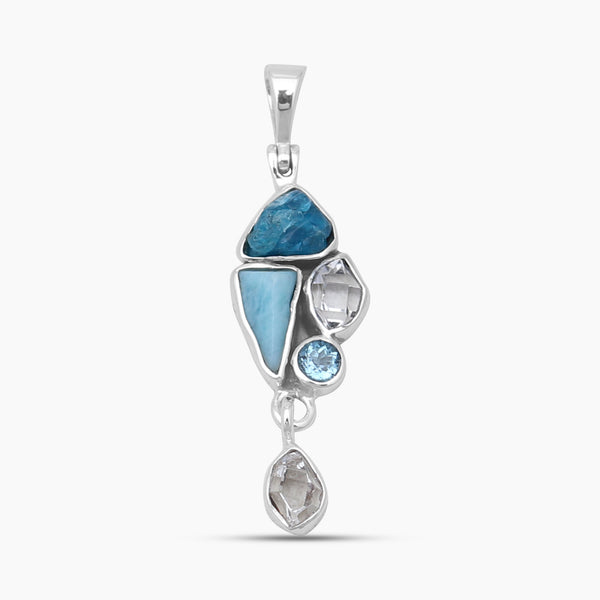 925 Sterling Silver Multistone Pendants