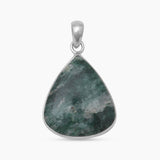 Moss Agate Silver Pendants