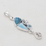 925 Sterling Silver Multistone Pendants