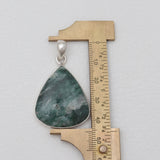 Moss Agate Silver Pendants