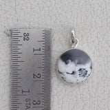 Dendritic Opal Silver Pendant