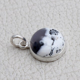 Dendritic Opal Silver Pendant