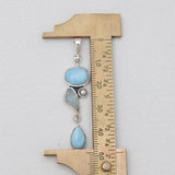 Larimar Silver Pendants