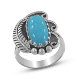 Mexican Turquoise 925 Sterling Silver Ring