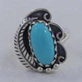 Mexican Turquoise 925 Sterling Silver Ring