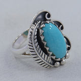 Mexican Turquoise 925 Sterling Silver Ring