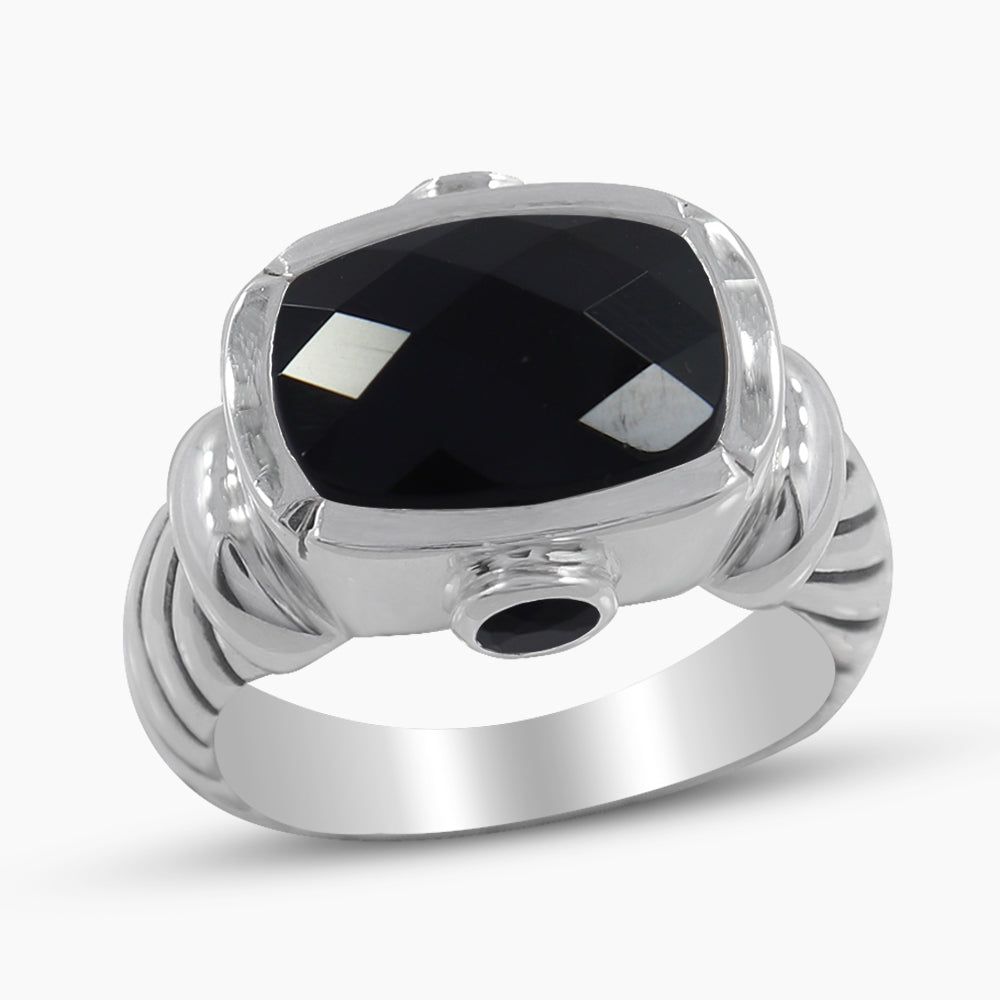 925 Sterling Silver Black Onyx Rings